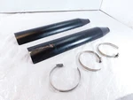 Harley Davidson Softail Low Rider Street Bob Exhaust Muffler Head Shield Covers. Fixed Price $39.95.