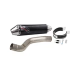 Lexx Mxe Slip-on Silencer Exhaust W/ Mid Pipe Suzuki DR650S 15-26 Se 97-09 11-14. Fixed Price $249.99.