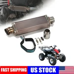 Atv Exhaust Muffler Pipe Universal 1.5-2" For LTZ400 TRX250 YFZ40 Street. Fixed Price $41.99.