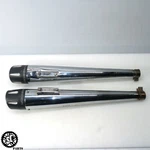 2013 Harley Street Glide Freedom Dual Slip On Exhaust Pipe Muffler. Fixed Price $195.00.