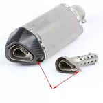 Motorcycle Exhaust Muffler Pipe Insert Triangle Silencer Db Killer Removable. Fixed Price $12.99.