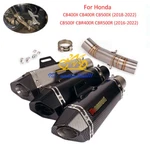 For Honda CBR500R CBR400R CB500F 2016-2022 Exhaust Link Pipe Slip-on Muffler Tip. Fixed Price $110.02.