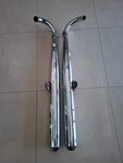 Suzuki 1973-77 Ram AIR-GT250K-L-M-A Hustler Exhaust Muffler L-r Nos Japan. Fixed Price $399.99.