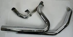 Harley-davidson 10-16 Cvo Touring Exhaust Head Pipes Heat Shields Chrome. Fixed Price $299.00.
