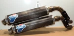 Termignoni Carbon Fiber Exhaust Mufflers Silencers Ducati Monster S2R. Fixed Price $599.99.