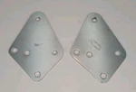 Norton Commando Muffler Mounting Brackets 1969-1974 06-1720 Set Of 2. (d). Fixed Price $19.00.