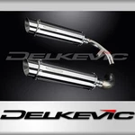 Honda ST1100 1991-2002 Delkevic Slip 14" Round Stainless Exhaust Muffler Kit. Fixed Price $510.99.