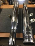 Harley Davidson Screamin Eagle Mufflers With End Caps #80220-02A. Fixed Price $300.00.