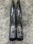 Tbr Two Brothers Racing Chrome Mufflers With Carbon Tips Harley Davidson Touring. Fixed Price $199.99.