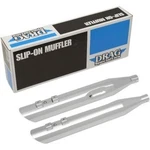 Drag Specialties 1801-1183 Chrome 3.5" Slashdown Slip-on Mufflers 95-16 Touring. Fixed Price $385.15.