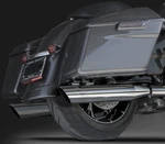 Rc Components Slip Chrome 4.0 Mufflers Slash Down Harley M8 Touring 17-26. Fixed Price $360.00.