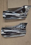 Harley Davidson Screamin Eagle Fishtail End Caps Heritage Springer Flsts. Fixed Price $270.00.