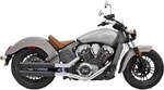 Bassani Xhaust 8S27BSB 3" Mufflers For Scout - Black. Fixed Price $549.95.
