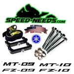 Yamaha MT-10 MT-09 FZ-10 FZ-09 Front Lowering Strap Brackets Bolts Spacer Kit. Fixed Price $153.49.