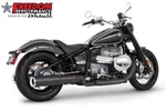 Freedom 4.5" Slip-on Exhaust Straight Cut Black With Chrome Tip For Bmw R18 2021. Fixed Price $589.99.