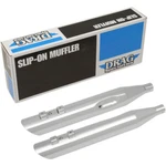 Drag Specialties 4" Slashdown Slip-on Mufflers 1995-2016 Harley Touring Chrome. Fixed Price $405.55.