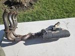 Oem Suzuki GSX-R600 Exhaust Header & Muffler Assembly 37H0 Stock 4-INTO-1 System. Fixed Price $119.99.
