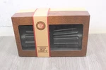 New Indian Grooved Billet Exhaust Tips Black Thunderstroke 111. Fixed Price $249.00.