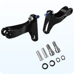 Passenger Footpeg Mounting Hook Brackets For Harley Touring Street/road Glide Fl. Fixed Price $33.83.