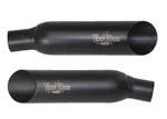 Voodoo Shorty Dual Slip-on Mufflers Black For Suzuki GSX1300R Hayabusa 2008-2020. Fixed Price $485.99.