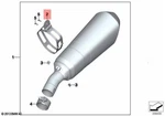 New Bmw Genuine K52 K53 K54 0A14 0A15 0A13 Band Holder Rear Silencer 18518531077. Fixed Price $98.44.