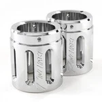 Rinehart 500-0103C-SLOT 4IN. Slip-ons, Black With Chrome End Caps. Fixed Price $669.99.