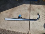 Suzuki 1974 Right Exhaust Pipe Muffler 14301-18701 14301-18700. Fixed Price $49.99.