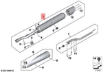 Genuine Bmw K34 0L23 Silencer Right Chrome 18519467674. Fixed Price $1472.66.