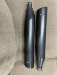 Harley Screamin' Eagle High-flow Black Slip-on Exhaust System M8 Touring 17-24. Fixed Price $150.00.