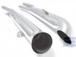 KZ900 Kawasaki Chrome Performance Exhaust Turnout Mufflers Pipes Mac. Fixed Price $339.99.