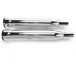 Cobra Chrome 3 In. Slip-on Mufflers W/black Racepro Tips 6080 (no Ship To Ca). Fixed Price $392.88.