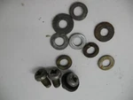 1978 Honda Goldwing Right Muffler Cover Screws 93500-06008-49. Fixed Price $8.21.