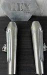 Triumph Thruxton 1200R Exhaust Set Brushed T2203872 T2203878 Boxed&shelved. Fixed Price $400.00.