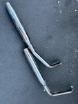 Oem Harley Davidson Chrome Exhaust Pipes, Mufflers, Foot Pedal, Shifter Pedals. Fixed Price $100.00.