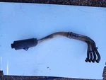 2000 01 Kawasaki ZX6R ZX6J Ninja Muffler Exhaust Head Pipe Full Assembly. Fixed Price $289.00.