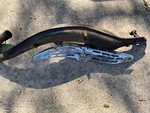 1974 Harley Davidson SX125 Amf Exhaust Pipe 14441-74P Dgm 12907S Used. Fixed Price $155.00.