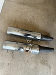2009 94-09 Kawasaki Ninja 500R Oem Exhaust Pipe Muffler Slip On Can Silencer Set. Fixed Price $72.00.