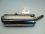 Triumph Street Triple #A261 Chrome Right Elliptical Silencer. Fixed Price $39.99.