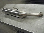 Yamaha FJR1300 Rh. Muffler With Cosmetic Damage. Fixed Price $45.99.