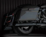 Components Rcxhaust Black 4.0 Muffler Slash Up Harley M8 Touring 17-26. Fixed Price $360.00.
