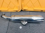 1986-87 & 1996-97 Kawasaki ZL600 Eliminator, Right Muffler Pipe #18002-1664. Fixed Price $120.00.