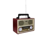 Supersonic SC-1198BT Vintage Retro 3-BAND Rechargeable Radio +bluetooth +usb/sd. Fixed Price $38.90.