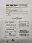 Cushman Installation Instructions Spark Arrestor Set 882574 Haulster 1983. Fixed Price $18.89.