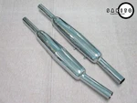 Fit Honda CB360 Chrome Exhaust Muffler Set Pair Triumph Style SA2312. Fixed Price $99.65.
