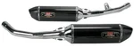 Yoshimura R-77 Dual Stainless/carbon Signature Slip-on Mufflers (13150E0220). Fixed Price $1324.44.