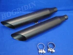 Harley Sportster Xl Hugger Custom Slash Down Black Exhaust Mufflers 80310-99. Fixed Price $399.95.