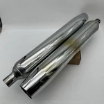 Harley 95-16 Touring Chrome Exhaust Muffler Pipes 65538-95B, 65846-95B. Fixed Price $49.95.