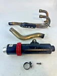2001 Honda XR400R Full Stock Exhaust Muffler Slip Header Mid Pipes 96-04. Fixed Price $379.00.