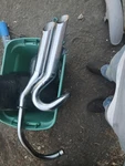 1987 Yamaha XV535 Exhaust. Fixed Price $100.00.