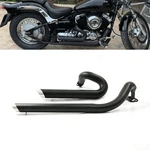 For Yamaha XVS650 Dragstar 400 Shortshots Staggered Exhaust Pipes. Fixed Price $149.99.